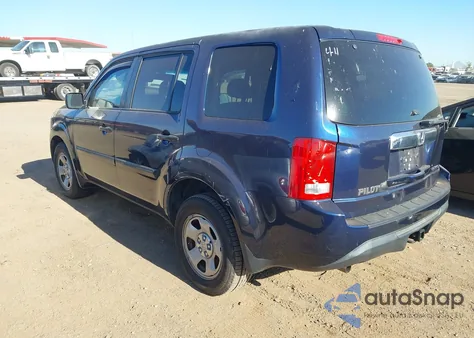 2013 Honda Pilot Lx from USA, damaged, VIN 5FNYF4H24DB049353